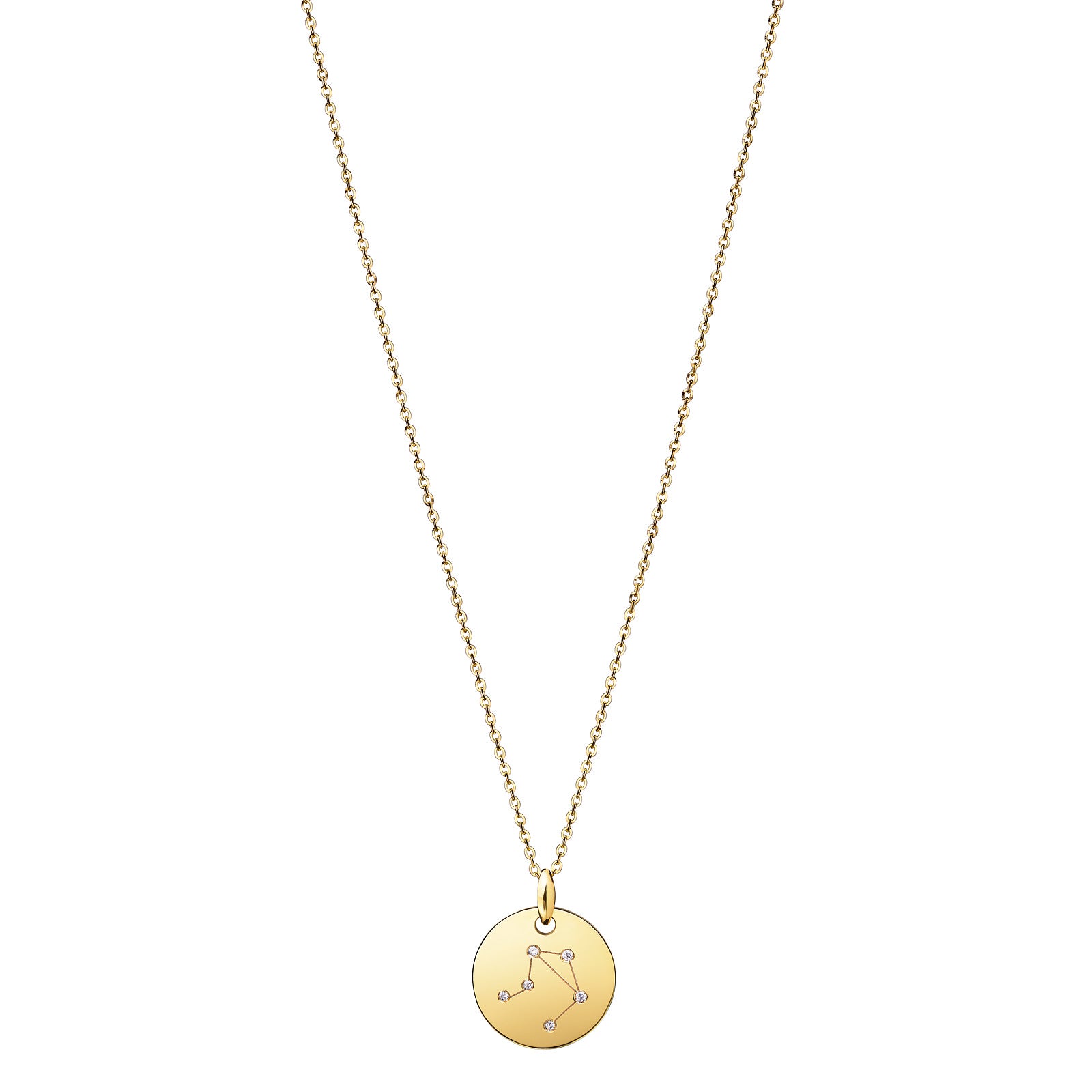 Libra word online necklace